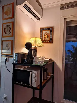 Una cocina o zona de cocina en apartamento en urbanización nudista