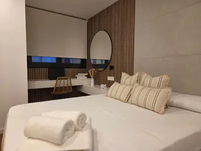 Cama o camas de una habitación en Solsuites