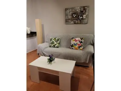 Zona de estar de Apartment with large terrace in Almeria