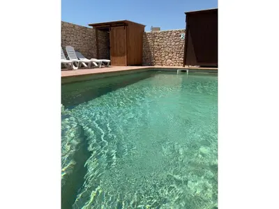 Plano de Stone house with private pool in Agua Amarga