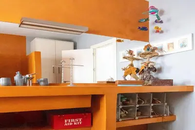 Una cocina o zona de cocina en Vacation villa with sea views in Mojácar