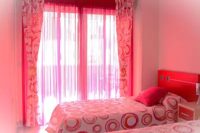 Cama o camas de una habitación en Junto al Mar
