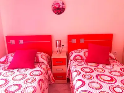 Cama o camas de una habitación en Junto al Mar