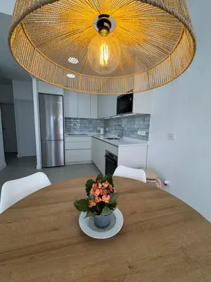 Una televisión o centro de entretenimiento en Pitas del Cabo