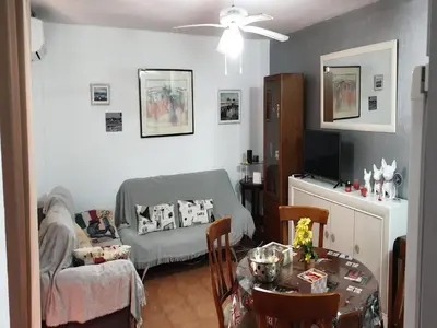 Zona de estar de Nice apartment in Natura World, Almeria