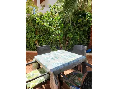 Jardín al aire libre en Nice apartment in Natura World, Almeria