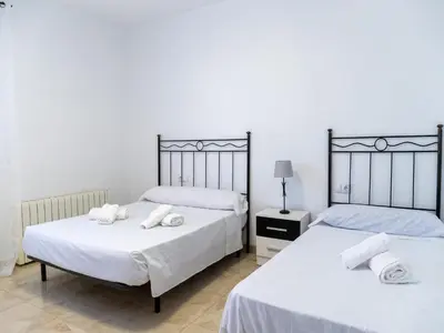 Cama o camas de una habitación en Modern holiday home in Almeria with pool