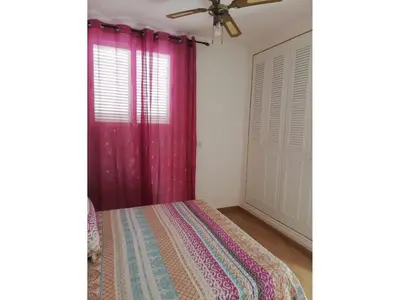 Cama o camas de una habitación en Apartment near Vera Naturist Beach