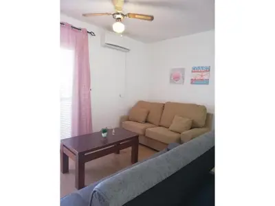Zona de estar de Apartment near Vera Naturist Beach