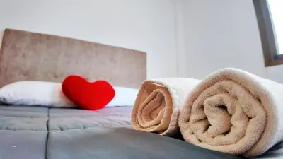 Cama o camas de una habitación en Apartalux Zen Pacific