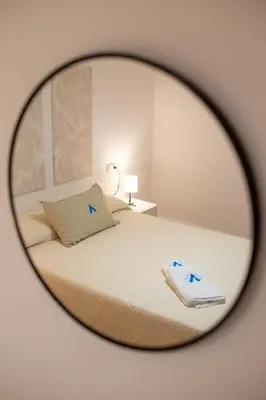 Cama o camas de una habitación en La bodega de la Yaya