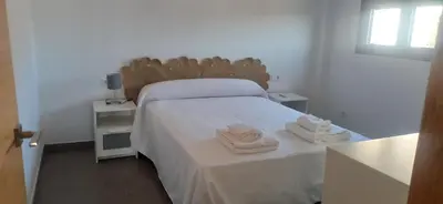 Cama o camas de una habitación en Casa Carmen