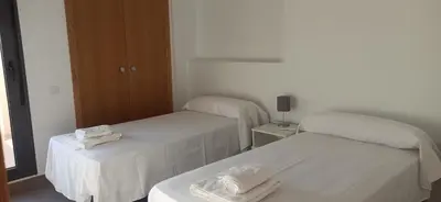 Cama o camas de una habitación en Casa Carmen