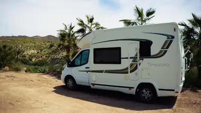 Paisaje cerca de este camping