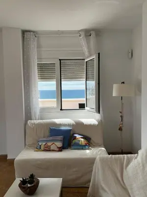 Cama o camas de una habitación en Atico con vistas al mar by Expoholidays