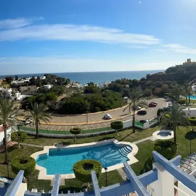 Apartamento en Mojácar Playa con vistas al Mar y Piscina