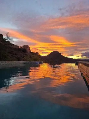 Paisaje cerca de esta villa