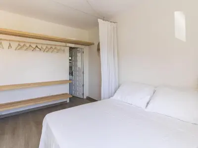 Cama o camas de una habitación en Apto Rodalquilar