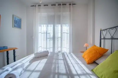 Cama o camas de una habitación en Natura Mediterranea 53 Parque Vera