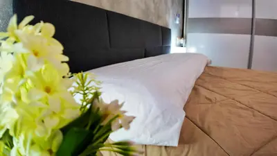 Cama o camas de una habitación en Apartalux Clara Campoamor
