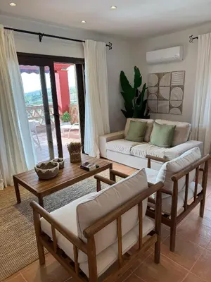 Zona de estar de Apartamento Lujo Taray Golf Resort, Valle del Este