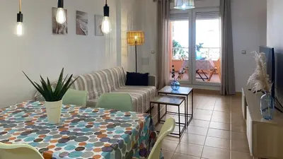 Zona de estar de Apartamento AZUL MARINA GOLF