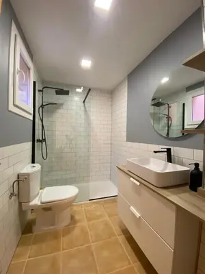 Un baño de Apartamento AZUL MARINA GOLF