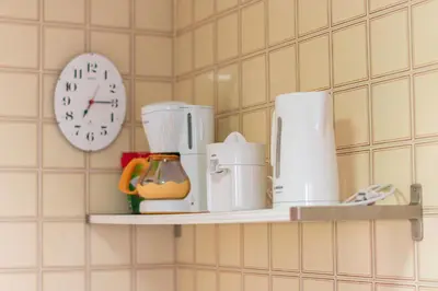 Utensilios para hacer té y café en Terraza Las Delicias con parking - By Aloha Palma