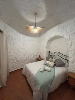 Cama o camas de una habitación en Bike Cueva - Badlands