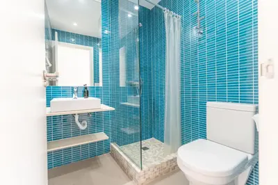 Un baño de CT 407 AL - Faro's Las Negras Beach Apartment for 4 - Cabo de Gata