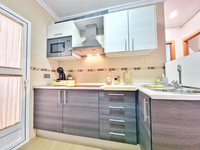 Una cocina o zona de cocina en Apto BRISAS DEL CABO II, Cabo de Gata, Almería