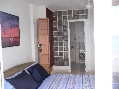 Cama o camas de una habitación en Apartment Fantastisches Penthouseapartment by Interhome