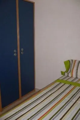 Cama o camas de una habitación en Apartment Fantastisches Penthouseapartment by Interhome