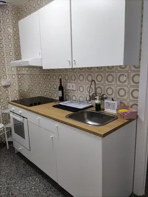 Una cocina o zona de cocina en Mirando al mar 2