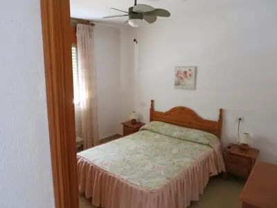 Cama o camas de una habitación en Llano Alto