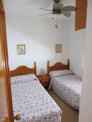 Cama o camas de una habitación en Llano Alto