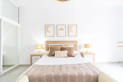 Cama o camas de una habitación en Villa Nico, con piscina privada - By Aloha Palma