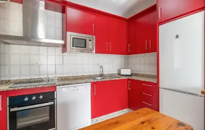 Una cocina o zona de cocina en Apartamento junto al Mar con Terraza - Terreros