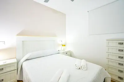 Cama o camas de una habitación en Estudio Céntrico y junto a la Playa - By Aloha Palma