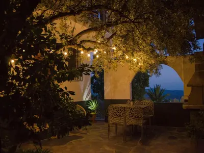 Jardín al aire libre en Holiday Home Gemütliches Haus mit toller Aussicht by Interhome