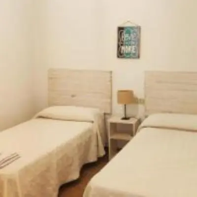 Cama o camas de una habitación en Luna