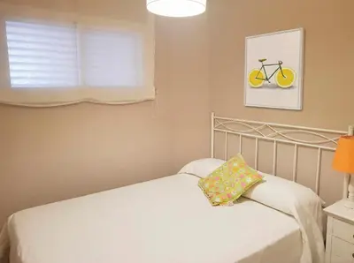 Cama o camas de una habitación en Apartamento Aguadulce Mar
