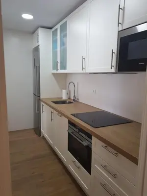 Una cocina o zona de cocina en Apartamento Aguadulce Mar