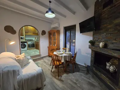 Cama o camas de una habitación en El Paraiso Nijar