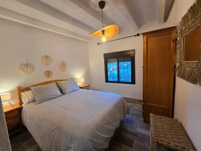 Cama o camas de una habitación en El Paraiso Nijar