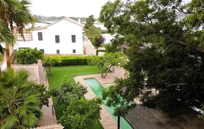 Jardín al aire libre en Cortijo Rural Doña Adela