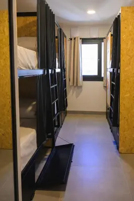Cama o camas de una habitación en Hostel Nixar