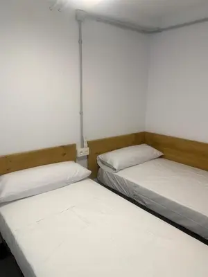 Cama o camas de una habitación en Apartamento en Zona de Playa