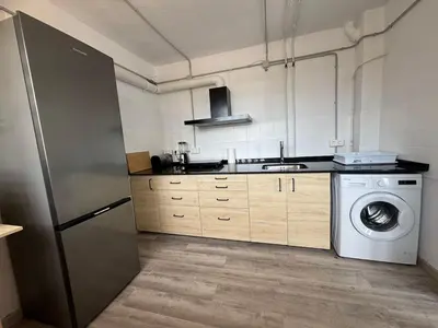 Una cocina o zona de cocina en Apartamento en Zona de Playa