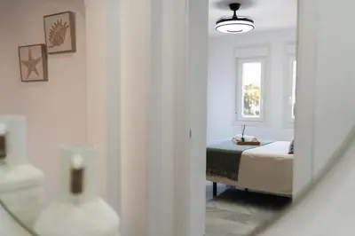 Cama o camas de una habitación en Apartamento isabel